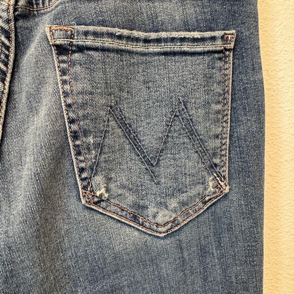 Mother Denim The Insider Crop Step Chew- Dancing On Coals size 27 - Picture 6 of 13